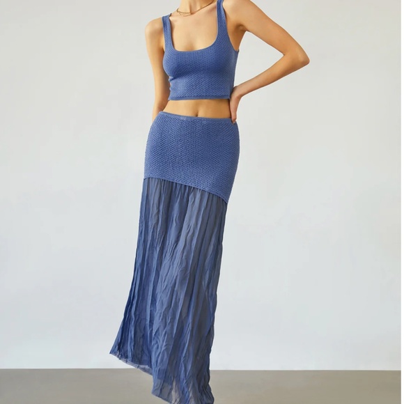 Two-piece set Sea Breeze Patchwork Maxi Skirt - Size Medium - Picture 1 of 3